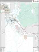 Boise City Metro Area Digital Map Premium Style
